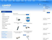 Tablet Screenshot of ligasat.com.br